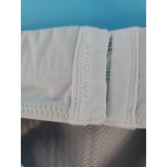 Syrokan Sports Bra Women's 42 DD Grey Mesh Detail Racerback Adjustable Straps - Picture 3 of 9